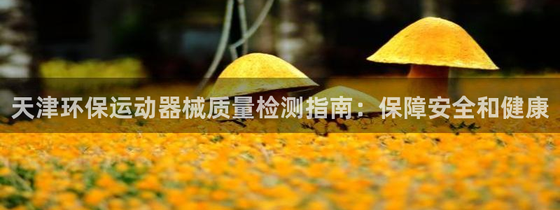 尊龙人生就是博用现金玩一下：天津环保运动器械质量检测
