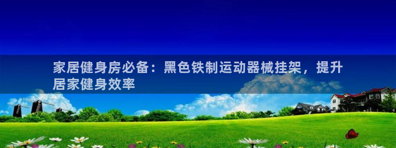 凯时登录界面：家居健身房必备：黑色铁制运动器械挂架，