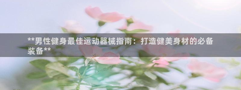 尊龙人生就是搏：**男性健身最佳运动器械指南：打造健