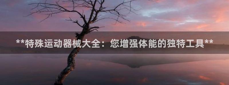 尊龙人生就是博送38：**特殊运动器械大全：您增强体