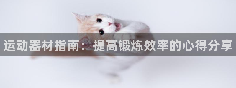 d88尊龙z6：运动器材指南：提高锻炼效率的心得分享