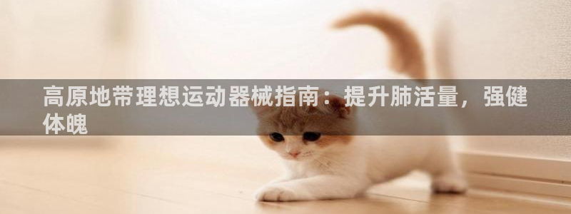 凯时k66登录：高原地带理想运动器械指南：提升肺活量